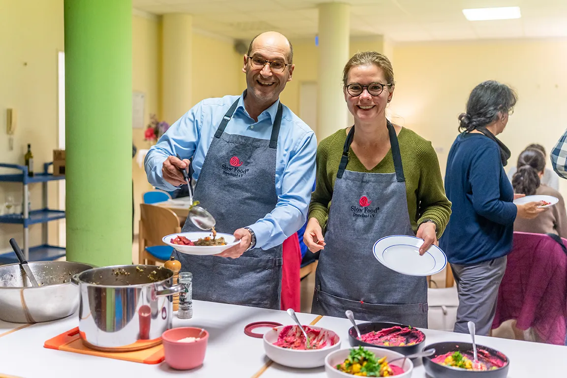 Slow Food pasta workshop in Frankfurt
