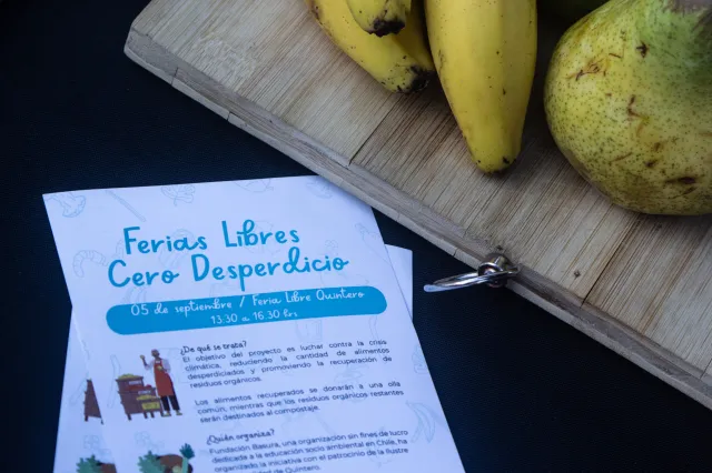Rescue food waste at Santiago neighbourhood markets, Santiago