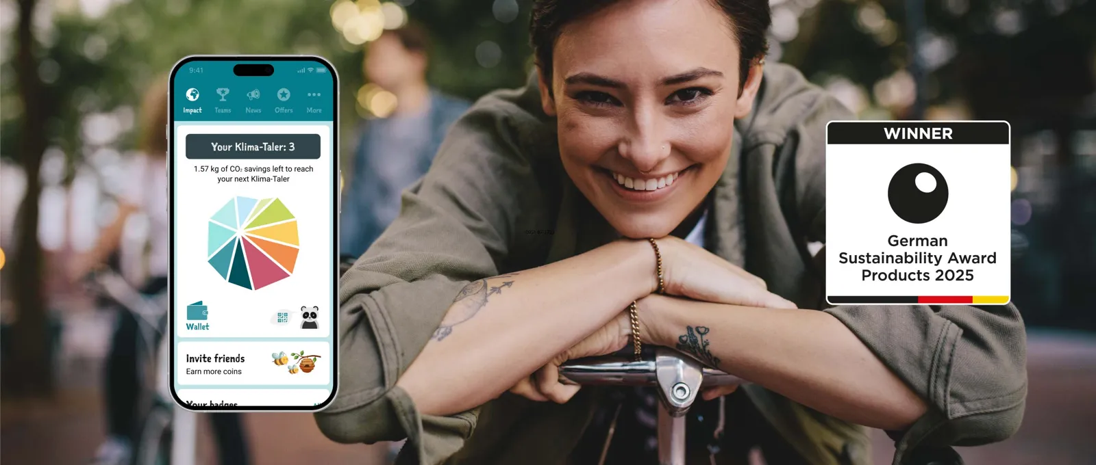 Earn Klima-Taler for everyday climate wins