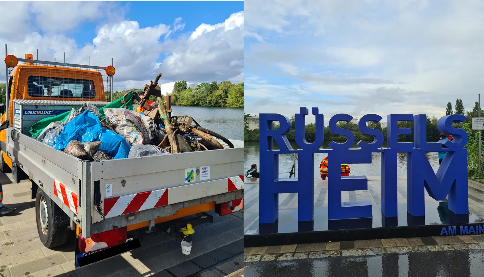 Take part in spring cleanups on Main, Mosel and in Frankfurt