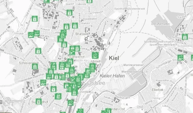 Find swap, repair, and refill on the Zero Waste map, Kiel