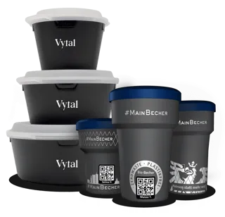 Reusable cup & takeaway box network in Frankfurt